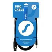 Kable - Kabel SSQ XLRMI1 XLR żeński - Jack stereo 3.5 mm 1 m - miniaturka - grafika 1