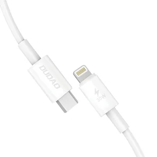 Kabel przewód do iPhone USB-C - Lightning 30W PD 1m biały - Kable USB - miniaturka - grafika 1
