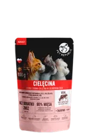 Mokra karma dla kotów - Pet Republic PetRepublic drobno siekane kawałki w delikatnym sosie cielęcina 100g dla kota 57495-uniw - miniaturka - grafika 1