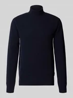 Swetry męskie - Sweter z dzianiny z golfem - miniaturka - grafika 1