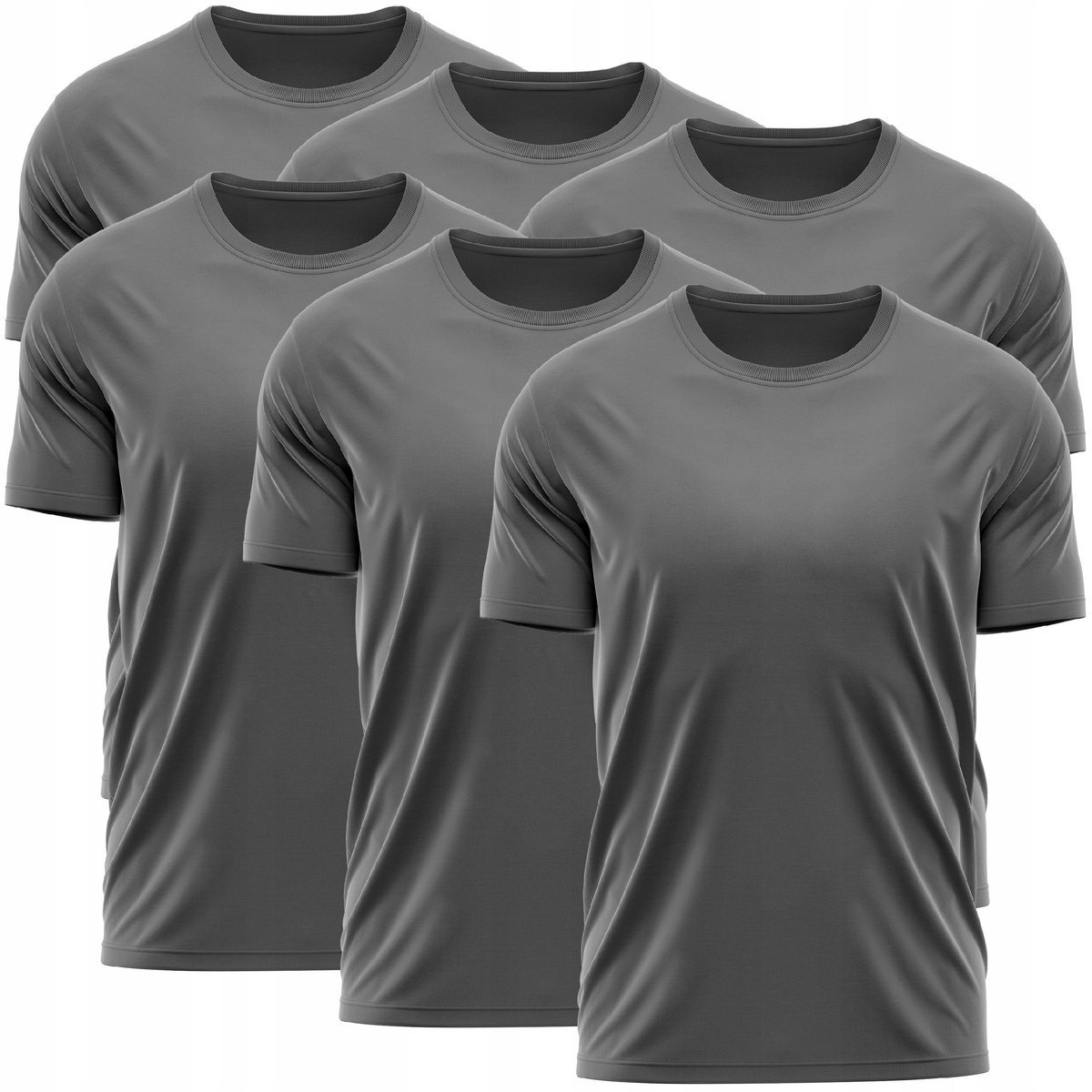 Koszulka Wojskowa Militarna Patriotyczna Zestaw 6 Pak 6Pak Gładka Basic