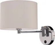 Lampy ścienne - Nowodvorski Hotel 8980 Kinkiet lampa ścienna 1x60W E14 ecru - miniaturka - grafika 1