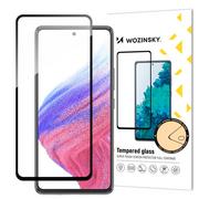 Szkła hartowane na telefon - Wozinsky Full Glue Tempered Glass szkło hartowane Samsung Galaxy A54 5G 9H na cały ekran z czarną ramką - miniaturka - grafika 1