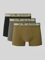 Majtki męskie - Obcisłe bokserki z elastycznym paskiem z logo w zestawie 3 szt. model ‘JOE’ - miniaturka - grafika 1