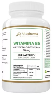 AltoPharma, Witamina B6 P-5-P, 120 kaps. - Witaminy i minerały - miniaturka - grafika 1