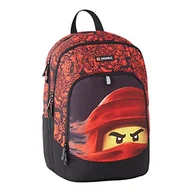 Plecaki - LEGO Ninjago okrągły plecak szkolny, uniseks, 28 l, czerwony, 28l - miniaturka - grafika 1