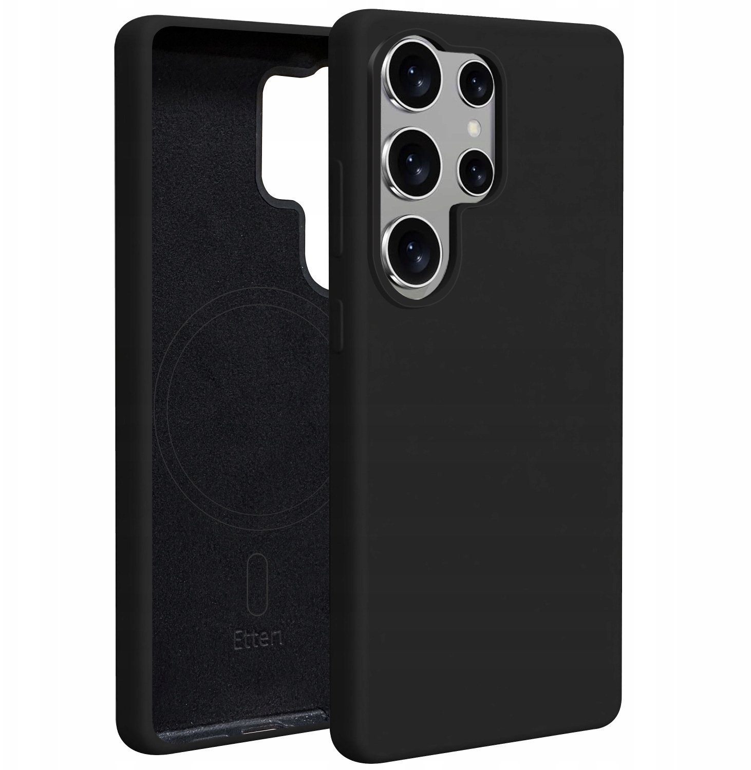 Nakładka Etteri Silicone Mag do Samsung Galaxy S26 Ultra czarna