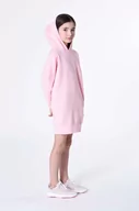 Sukienki i spódniczki dla dziewczynek - Karl Lagerfeld sukienka dziecięca kolor różowy mini prosta - miniaturka - grafika 1