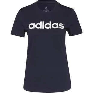 Koszulka damska adidas SPORTSWEAR LOUNGEWEAR ESSENTIALS SLIM LOGO granatowa H07833-XS - Koszulki i topy damskie Koszulka damska adidas SPORTSWEAR LOUNGEWEAR ESSENTIALS SLIM LOGO granatowa H07833-XS - Koszulki i topy damskie - miniaturka - grafika 1