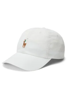 Polo Ralph Lauren Czapka z daszkiem 211954881002 Biały - Czapki i chusty sportowe męskie - miniaturka - grafika 1