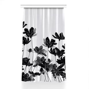 Zasłona gotowa wzór do pokoju 150x240 Czarna łąka, Fabricsy - Zasłony - miniaturka - grafika 1