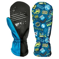 Rękawice narciarskie - Zimowe łapawice dla dzieci WAMU Bagr Rozmiar rękawiczek: 4 / Kolor: niebieski - miniaturka - grafika 1