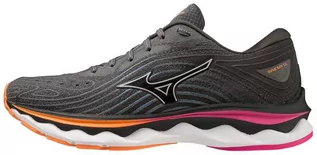 Buty sportowe damskie - Mizuno Buty do biegania damskie WAVE SKY 6 Iron Gate/Nimbus Cloud - grafika 1