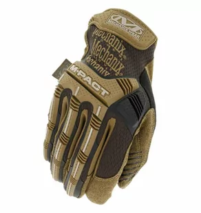 Rękawice Mechanix MPact BROWN - Rękawiczki rowerowe - miniaturka - grafika 1