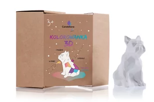 Candellana Kolorowanka 3D Buldog Low Poly - Zabawki kreatywne - miniaturka - grafika 1
