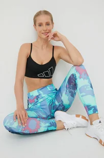 adidas Performance biustonosz sportowy Aeroreact HD7703 kolor czarny - Bielizna sportowa damska - miniaturka - grafika 1
