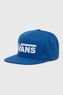 Czapki męskie - Vans czapka z daszkiem bawełniana kolor niebieski z aplikacją - miniaturka - grafika 1