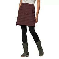 Spódnice - Jack Wolfskin Damska spódnica Iceguard Rock, Cordovan Red, M - miniaturka - grafika 1