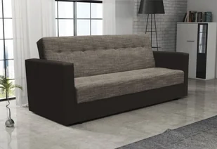 Nowoczesna sofa rozkładana MALIN, brązowa - Sofy i kanapy - miniaturka - grafika 1