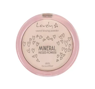 LOVELY Sweet Kissing Powder Mineral Pressed Powder Skin Beautifier transparentny silnie matujący fikser mineralny do twarzy 10g - Pudry do twarzy - miniaturka - grafika 1