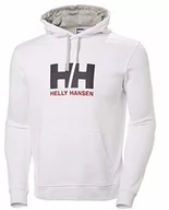 Bluzy męskie - Helly Hansen HH logo sweter Hoodie męski NOWY, biały, m 33977 - miniaturka - grafika 1