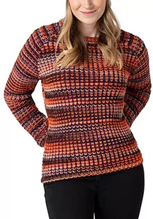 Timezone sweter damski raglanowy, Lilac Orange wielokolorowy, XXL - Swetry damskie - miniaturka - grafika 1