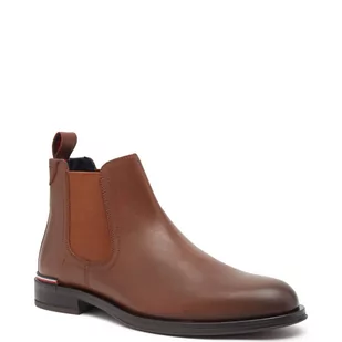 Tommy Hilfiger Skórzane sztyblety - Sztyblety męskie - miniaturka - grafika 1