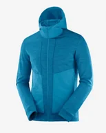 Bluzy sportowe męskie - BLUZA SALOMON OUTLINE MID M C13288 - miniaturka - grafika 1