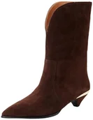 Botki damskie - Love Moschino JA24363G0NJA0313 Damskie botki czekoladowe, 35 EU, czekolada, 35 EU - miniaturka - grafika 1