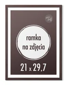 Ramki na zdjęcia - Ramka na zdjęcia 21x29,7 cm A4 Ramki 29,7x21 wenge podpórka - miniaturka - grafika 1