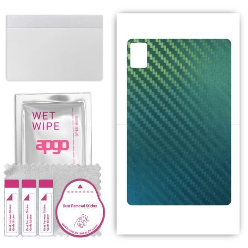 folia naklejka skórka strukturalna na TYŁ do Doogee T30 Pro - Carbon Kameleon CAKA1 - apgo SKINS