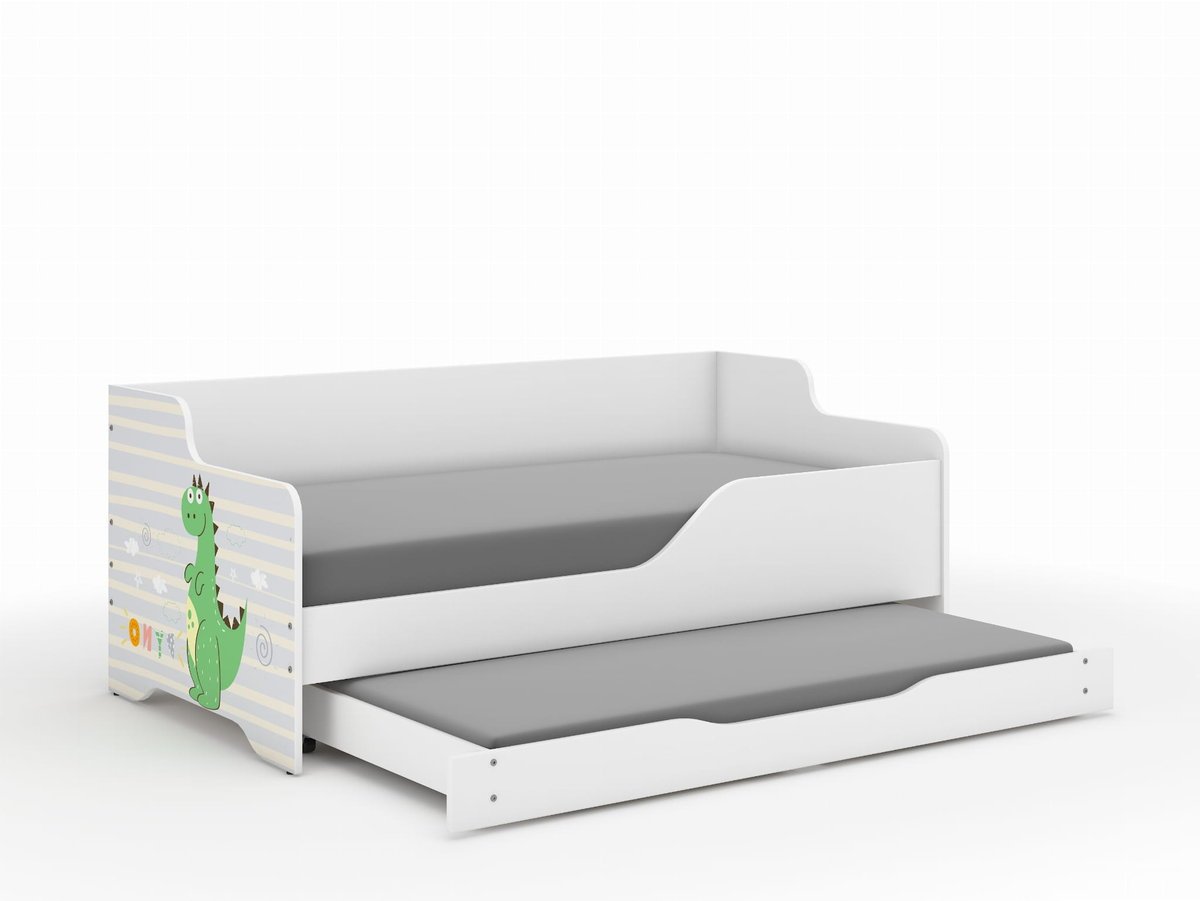 Łóżko dziecięce LILU 160x80 DINO z funkcją spania (1)
