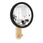 Wieszaki i stojaki - Wieszak na ubrania z lusterkiem (jasny) Hub Umbra - miniaturka - grafika 1