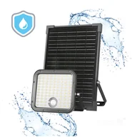 Lampy ogrodowe - Naświetlacz Solarny LED 30W CZUJNIK RUCHU z pilotem Regulacja Barwy PREMIUM - miniaturka - grafika 1
