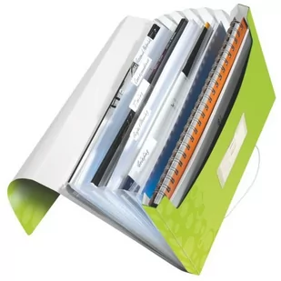 Teczka 6przegródek LEITZ WOW A4 250k zielona 45890064/45890054 - Segregatory - miniaturka - grafika 1