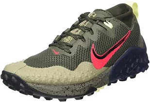 NIKE Męskie trampki Wildhorse 7, Cargo Khaki Siren czerwony matowy oliwkowy, 43 EU - Trampki męskie - miniaturka - grafika 1