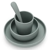 Zestawy naczyń dla dzieci - Jollein - Baby & Kids Jollein - Baby & Kids - Jollein  -  Eko Zastawa Silikonowa Ash Green - miniaturka - grafika 1