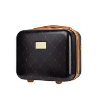 Kosmetyczki, organizery i kuferki - Kufer twardy PUCCINI SAINT TROPEZ ABSQM023 2 Brązowy - miniaturka - grafika 1