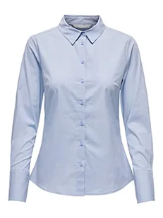 ONLY Damska bluzka Onlfrida L/S Noos Ptm, Kentucky Blue, S - Bluzki damskie - miniaturka - grafika 1