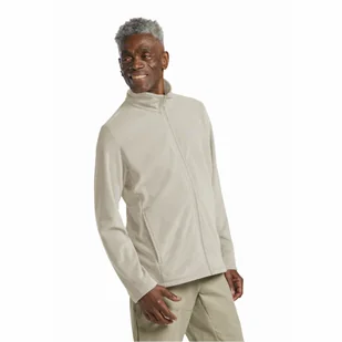 Męska bluza polarowa Jack Wolfskin TAUNUS FZ M pale sand - 3XL - Bluzy męskie - miniaturka - grafika 1