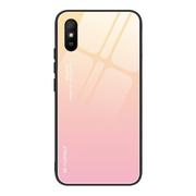 Etui i futerały do telefonów - Gradient Glass etui pokrowiec nakładka ze szkła hartowanego Xiaomi Redmi 9A różowy - miniaturka - grafika 1