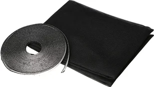 KOTARBAU® Moskitiera 130 x 150 cm do okien Czarna moskitiera z zapięciem na rzepy - Moskitiery - miniaturka - grafika 1