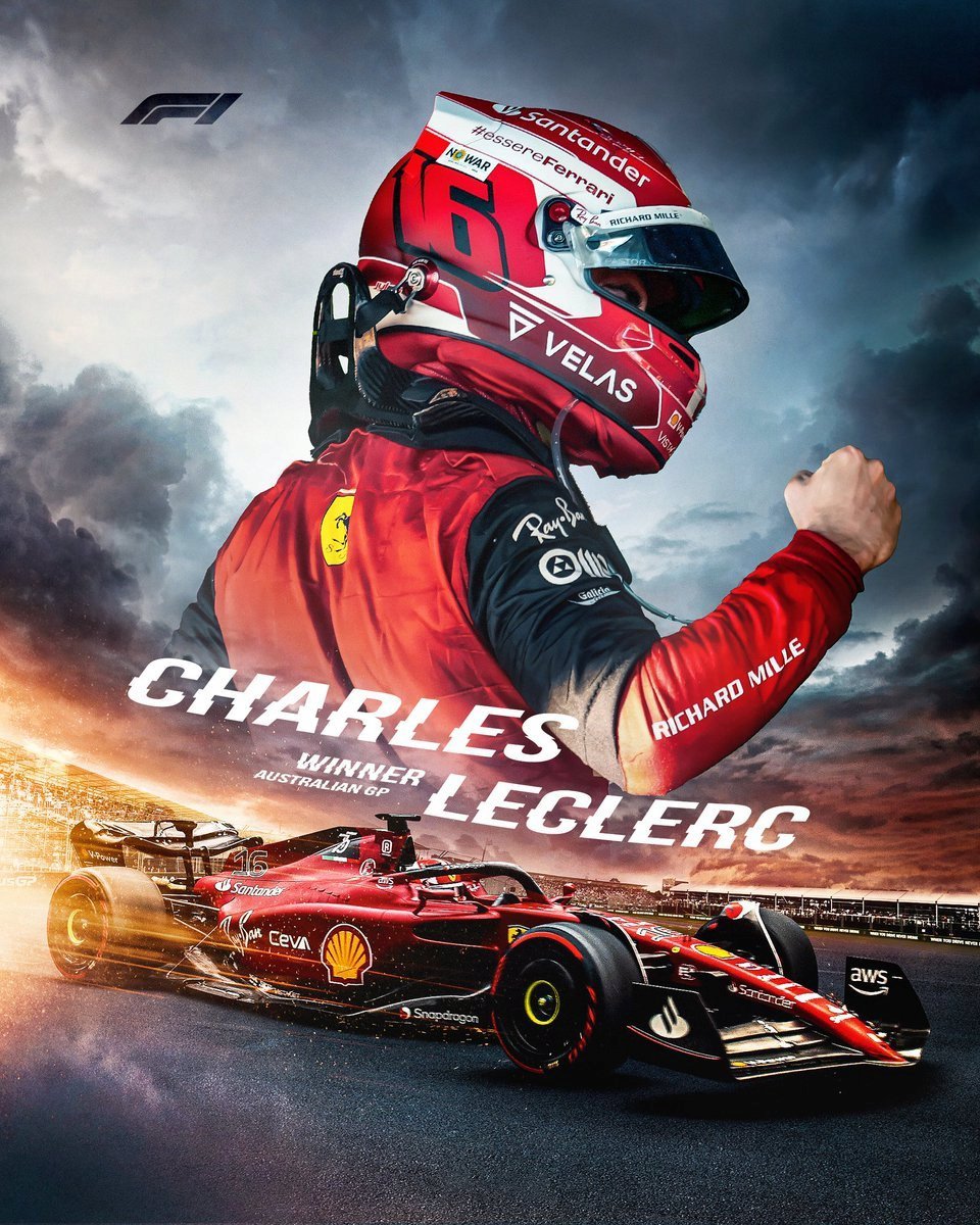 PODKŁADKA POD MYSZ Nadruk 22x18cm Charles Leclerc Formuła 1 Tekst Prezent