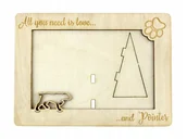 Ramki na zdjęcia - Pointer ramka na zdjęcie z psem grawer - miniaturka - grafika 1