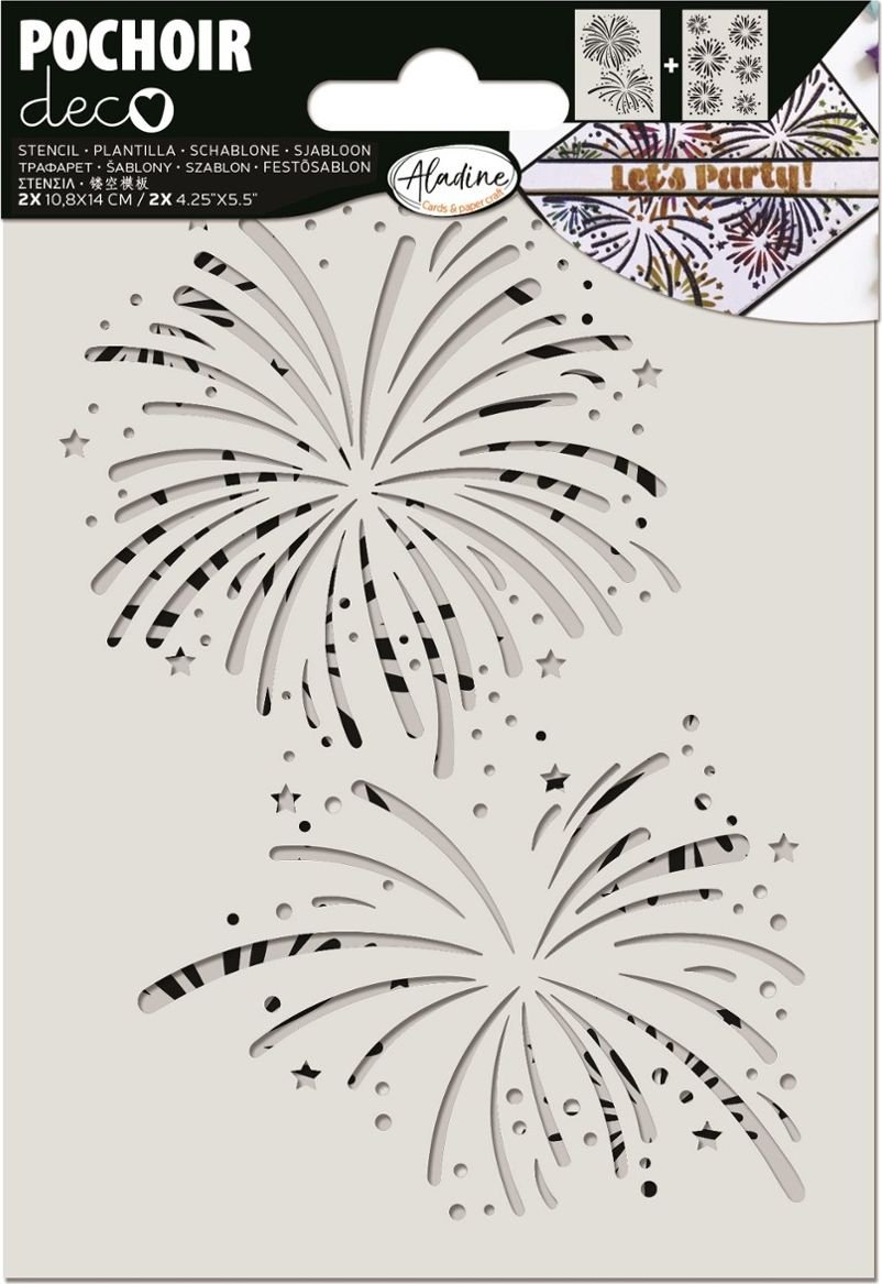 Aladine 2 Szablony 10,8x14 Fajerwerki