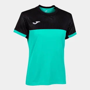 Koszulka damska Joma Montreal Short Sleeve T-shirt green/black S - Koszulki i topy damskie - miniaturka - grafika 1