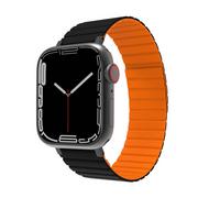Akcesoria do smartwatchy - Apple Jcpal Pasek JCPal FlexForm do Watch Band Black/Orange 42/44/45mm JCP6284 - miniaturka - grafika 1