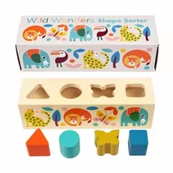 Łamigłówki - Drewniany sorter, Dzikie Zwierzęta, Rex London - miniaturka - grafika 1