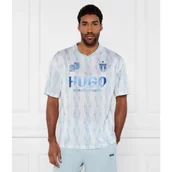 Koszulki męskie - Hugo Blue T-shirt Notbal | Oversize fit - miniaturka - grafika 1