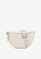 Nerki - Jasnobeżowa Nerka z Materiałowym Paskiem Ehadeel - miniaturka - grafika 1